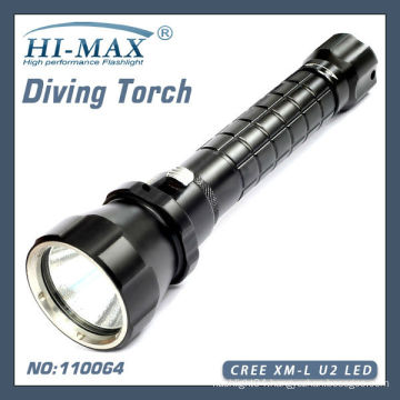 hi-max.xm-l u2 1000 lumen diving flashlight waterproof police investigation